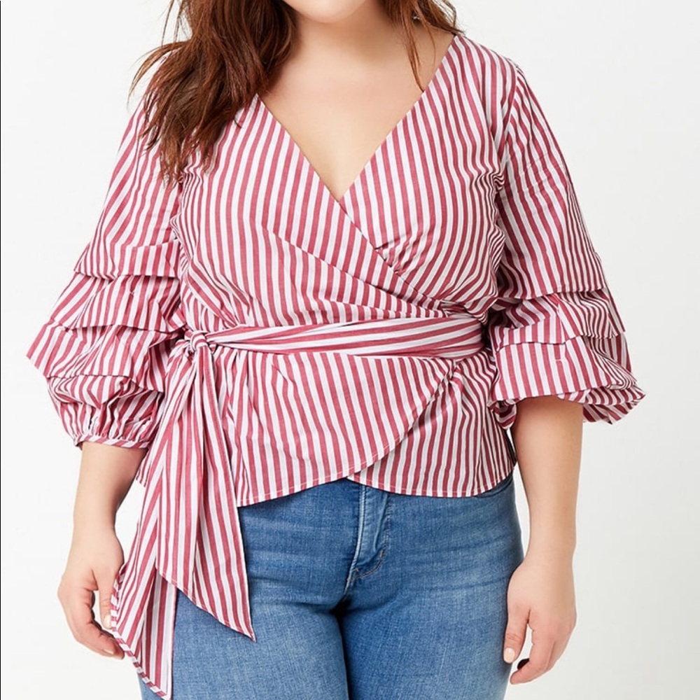 Pinstripe Top ❤️
